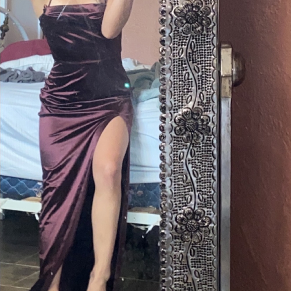 Formal High Slit Dress